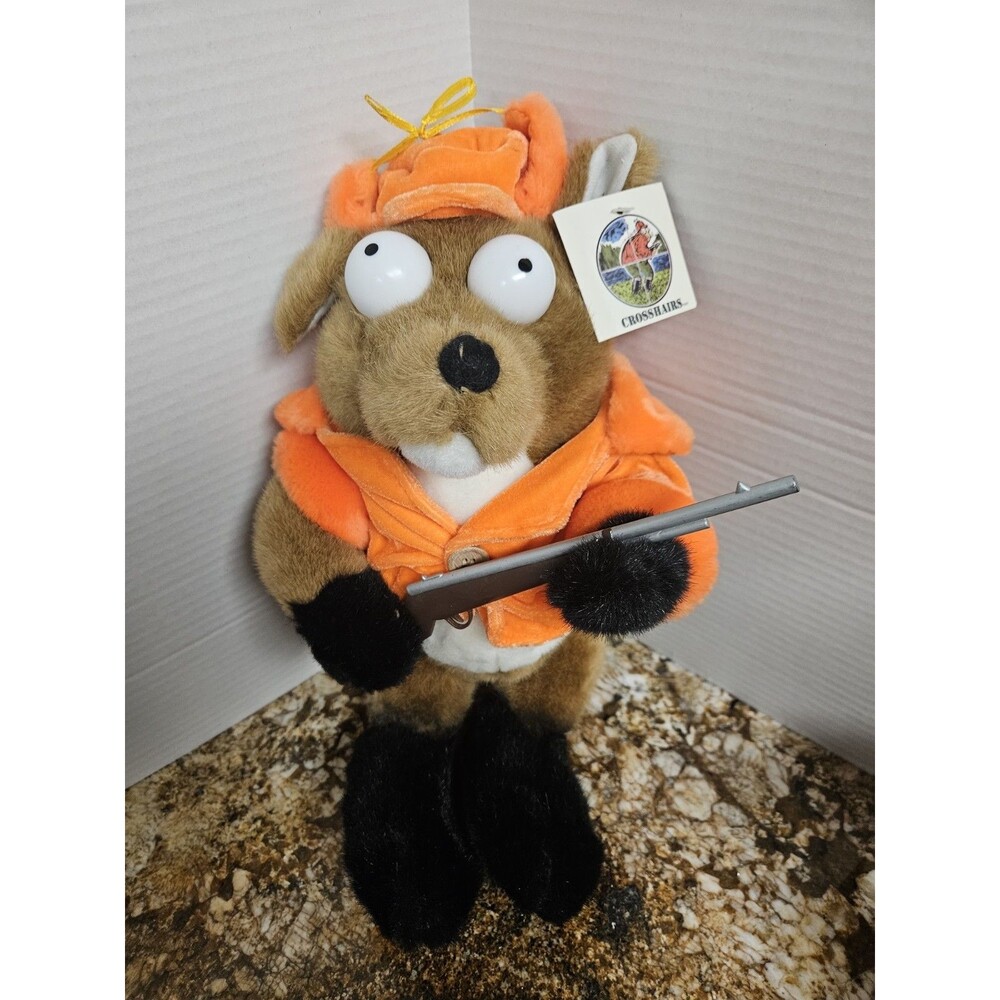 Crosshairs Hunting Fox Plush 2001 New 13.5" Hunter Gag Gift
